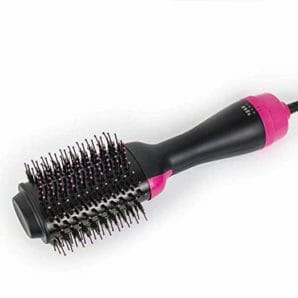 Hair straightening brush